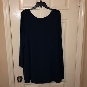 Navy Blue Piko Dress